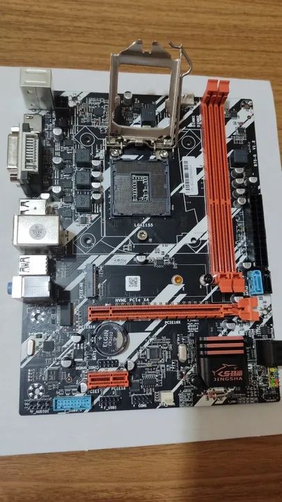Placa Mãe JINGSHA B75 LGA1155 DDR3 NOVA. - Foto 4
