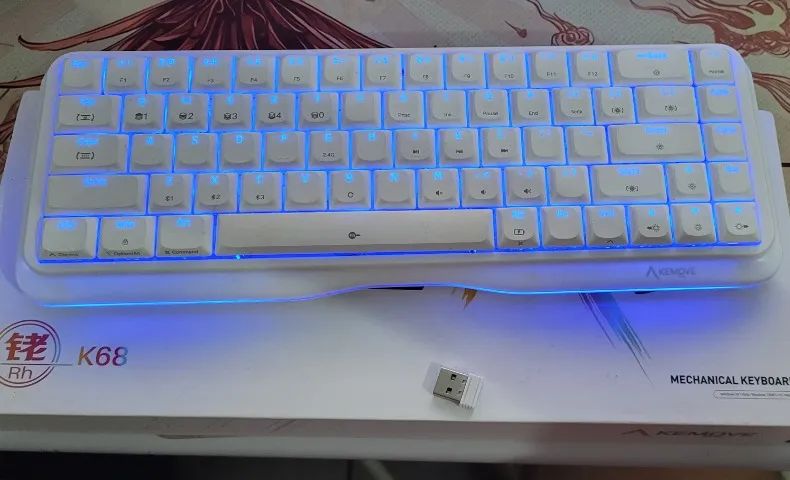 teclado mecanico - usb-c - kemove k68 - Foto 2