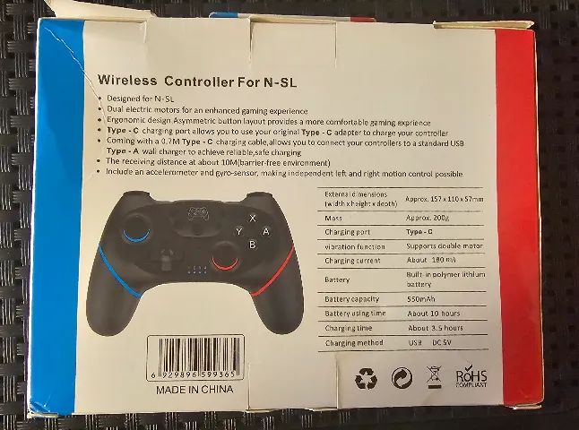 Controle Wireless/Bluetooth p/ PC, Nintendo Switch, Steam, Steam Deck  - Foto 4