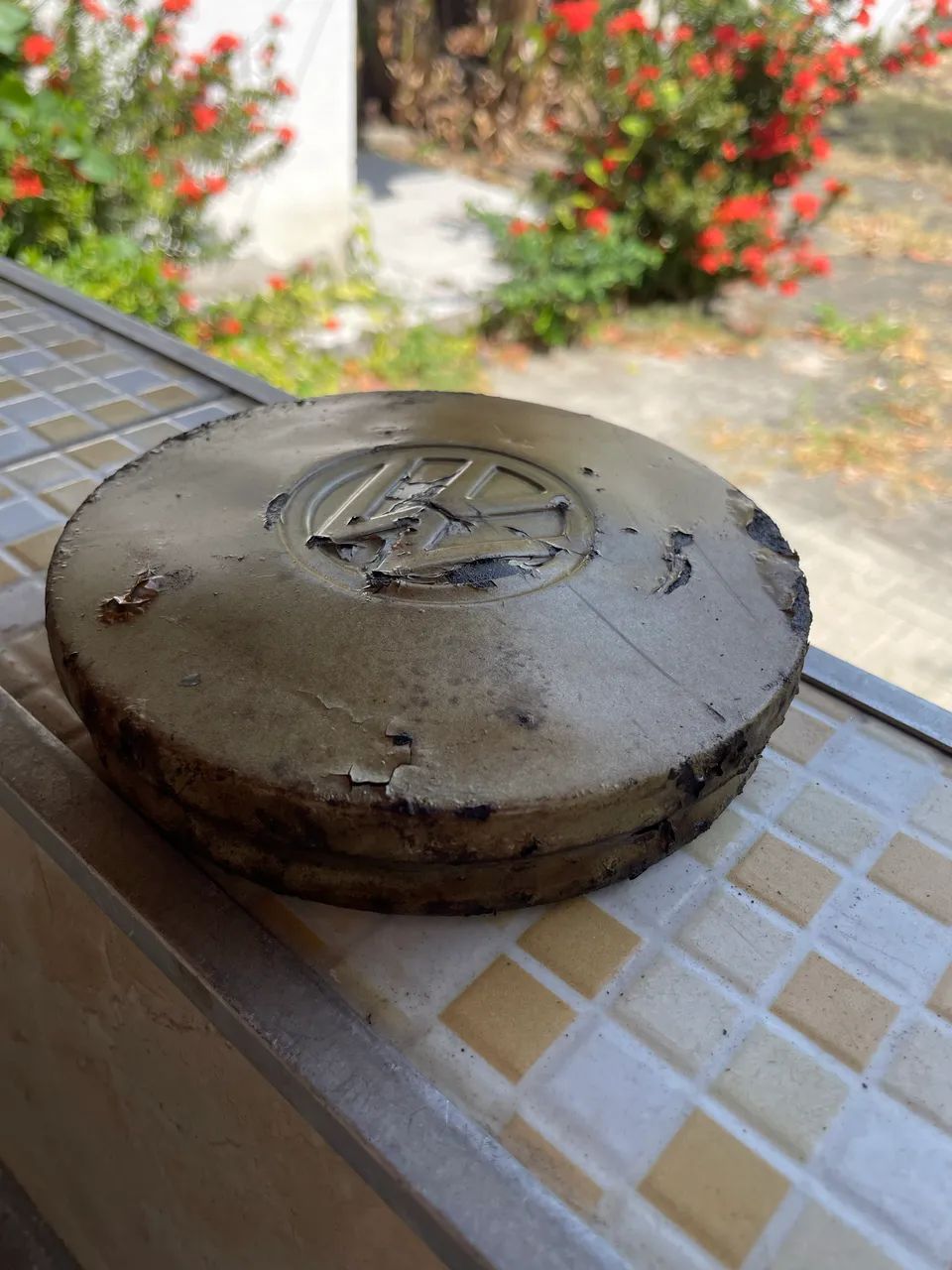 Calota Original Volkswagen Antiga (Fusca, Brasília) - Peça de Restauração/Coleção - Foto 3