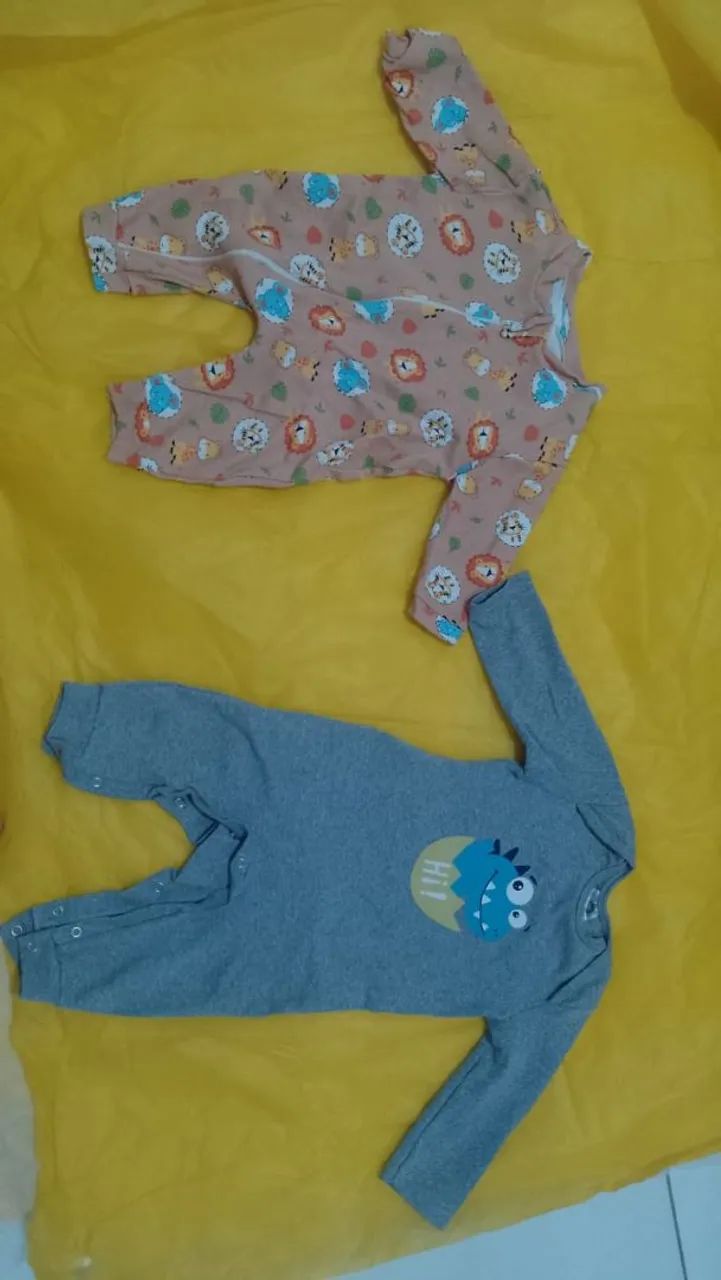 Kit 6 Macacões Divertidos para Bebê - Foto 2