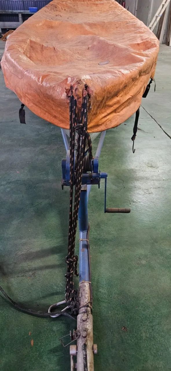 Barco Aluminio com Carreta e Motor de Popa - Foto 4