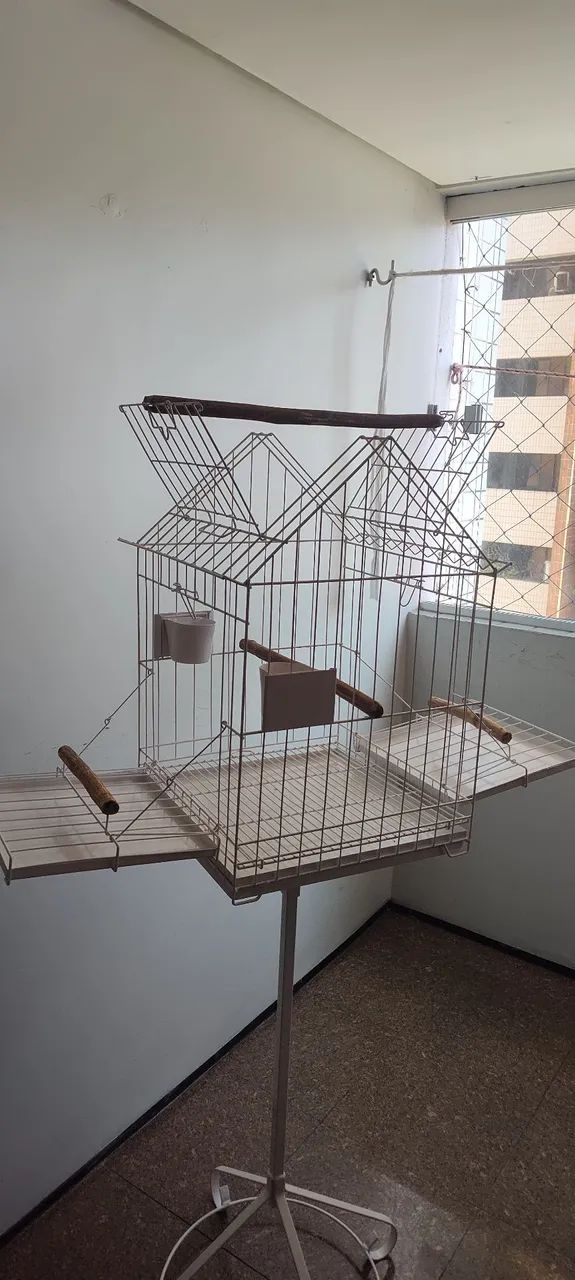 Gaiola para Pássaros com Suporte - Foto 6