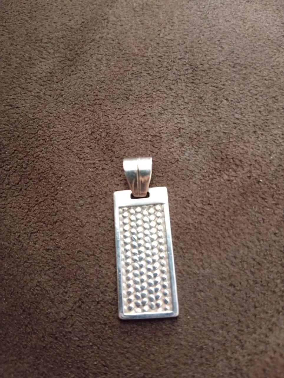 Pingente de prata grande 