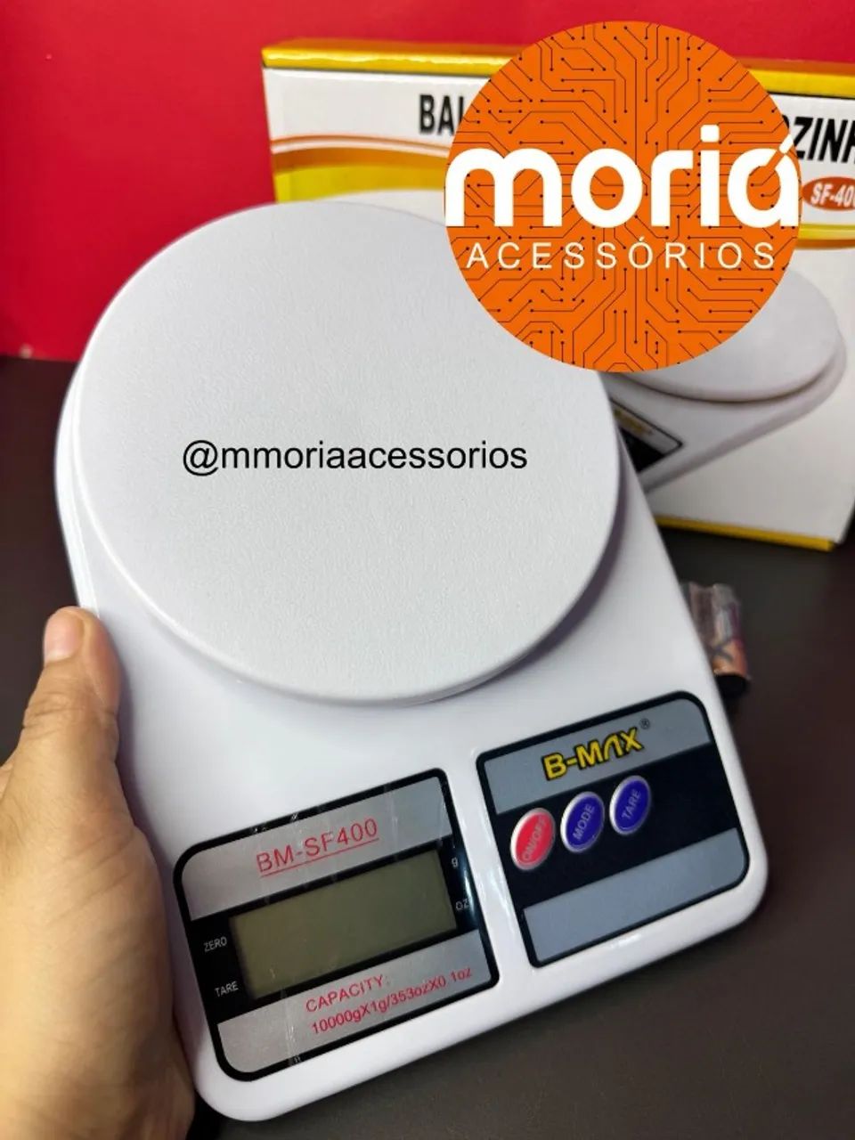 Balança De Cozinha Digital 10kg Dieta Nutrição Pesar Comida - Foto 2