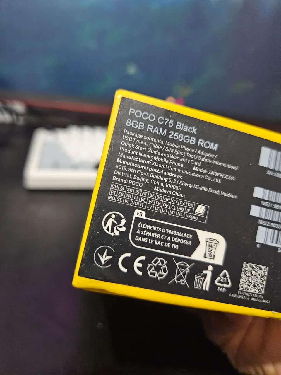 Xiaomi Poco C75 256gb Preto - Novo - Foto 3