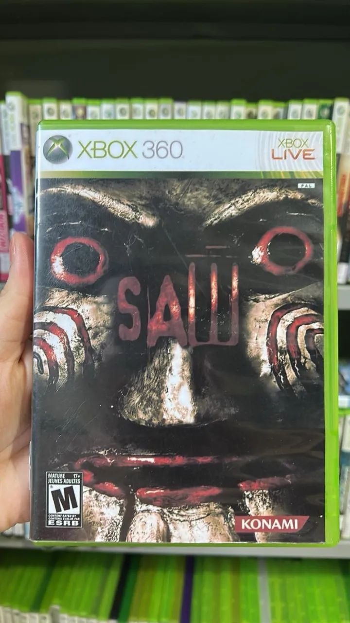 Saw Xbox 360 (capa reimpressa)