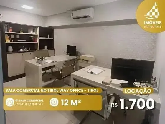 Sala para aluguel, Tirol - Natal/RN