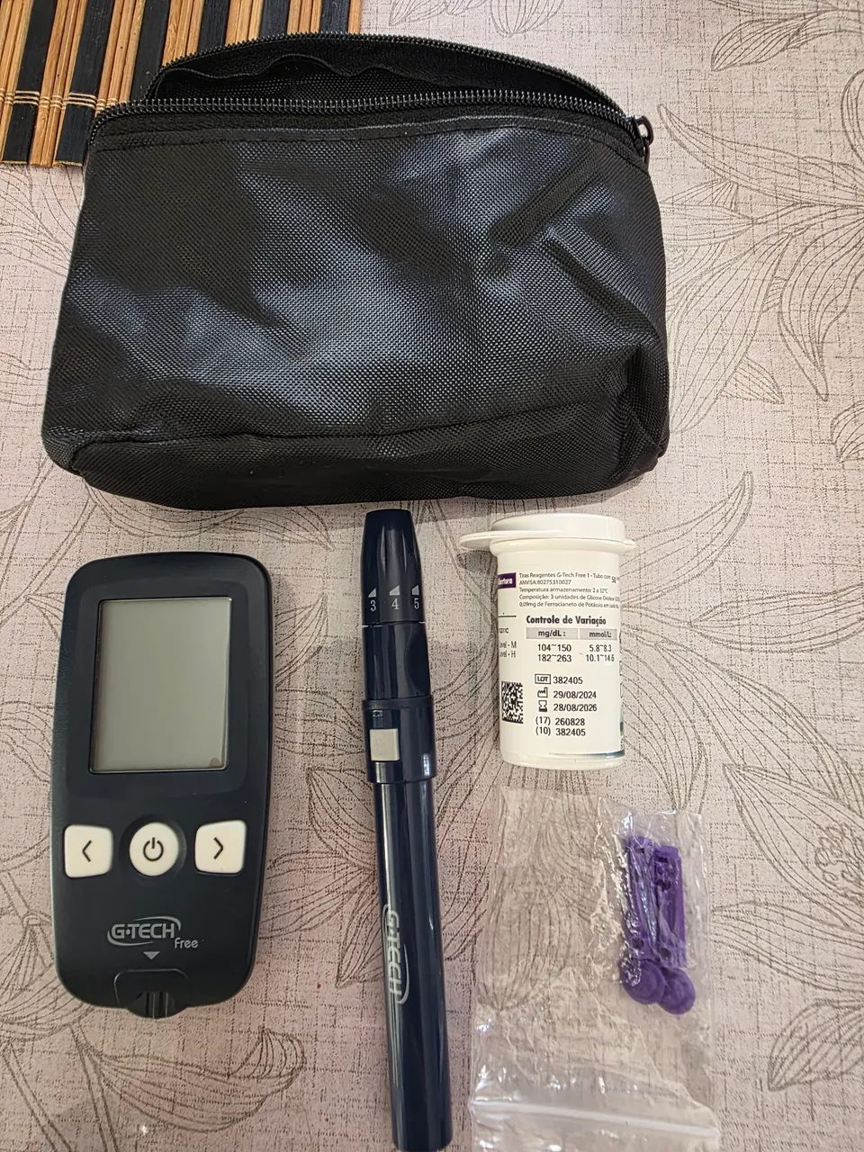 Kit de Teste de Glicose G-Tech