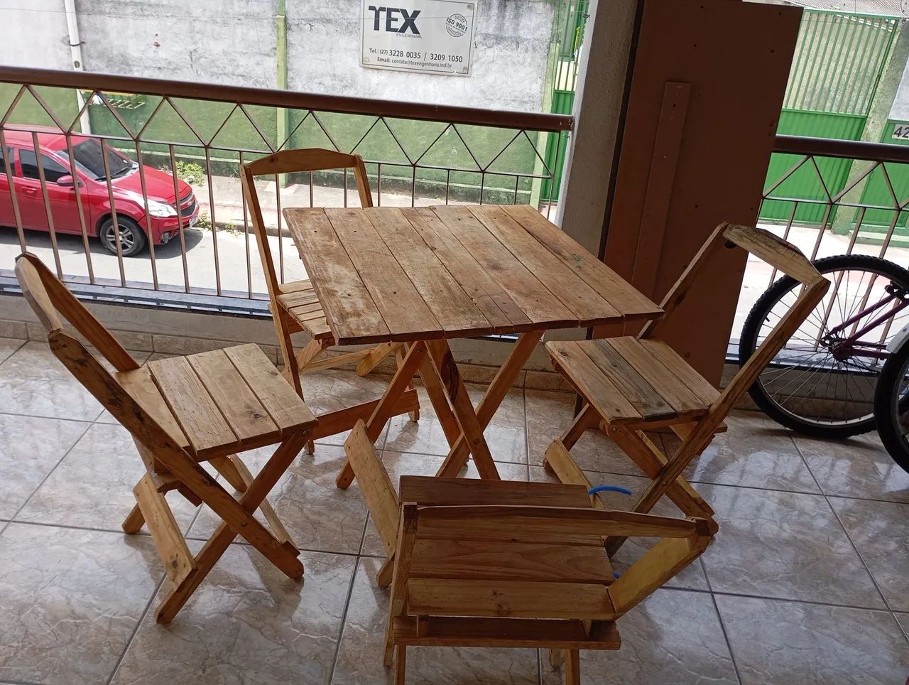 Jogo de mesa dobravel - Foto 3