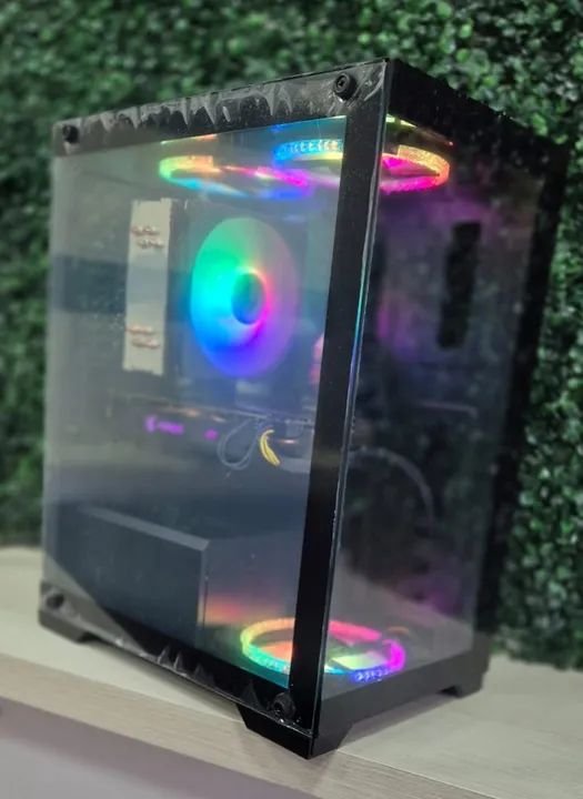 PC Gamer AMD Ryzen 5 Pro 3300 16GB Ssd nvme 240Gb Rx 570 Gabinete Aquario
