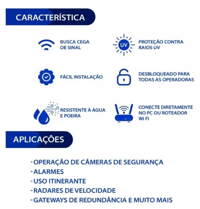Modem Externo 4g Com Voz E Dados Elsys Amplimax  - Foto 2