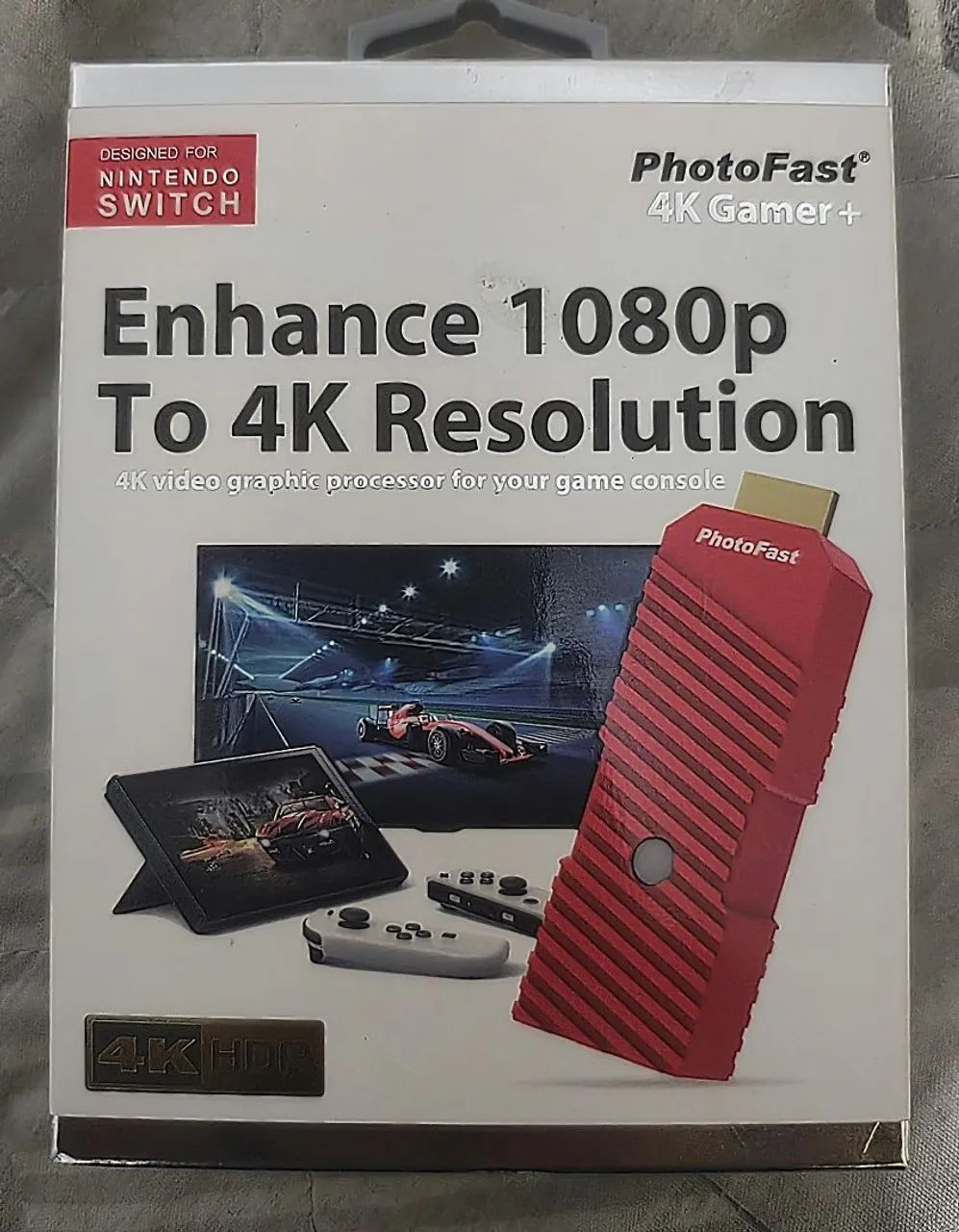 Photofast 4k gamer + melhorar 1080p para 4K resolução adaptador