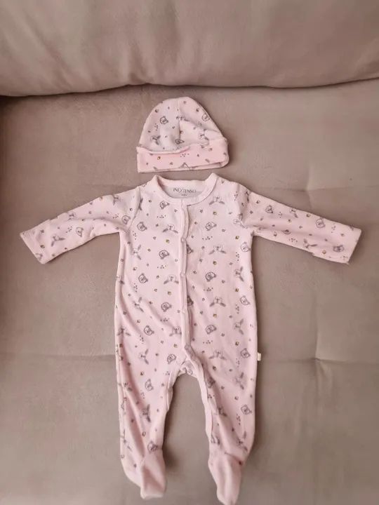 Lote de macacões para Meninas (1 a 3 meses)<br>