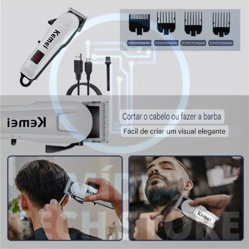 Kemei KM-809A: A Revolução em Máquinas de Corte Profissional - Foto 4