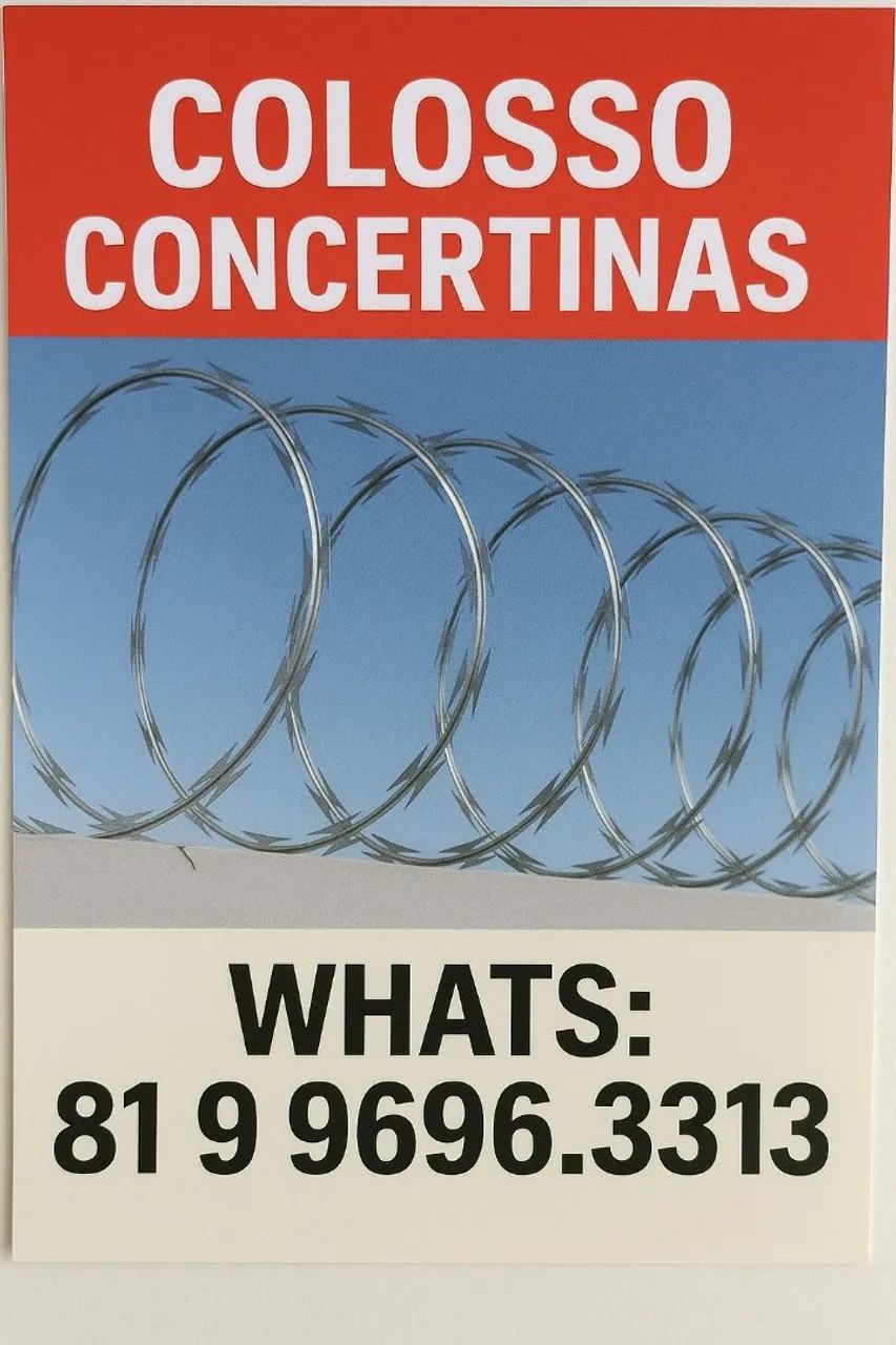 Concertinas Colosso - Segurança para sua casa