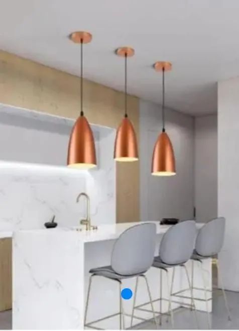 Kit com 3 Lustres Pendente Nitrolux Detroit Cobre - Foto 2
