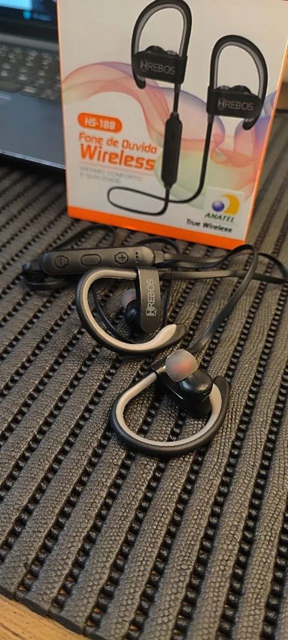 Fone bluetooth H REBOS - para corrida  - Foto 2