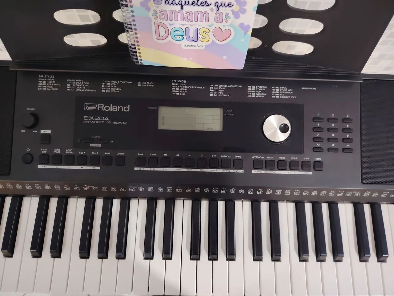 Teclado Arranjador Roland ex20A  