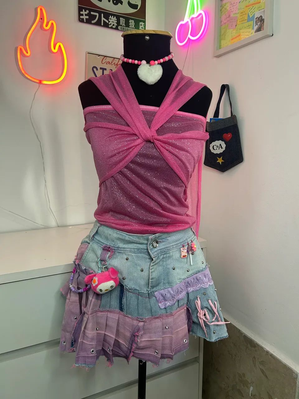 conjunto de upcycling my melody