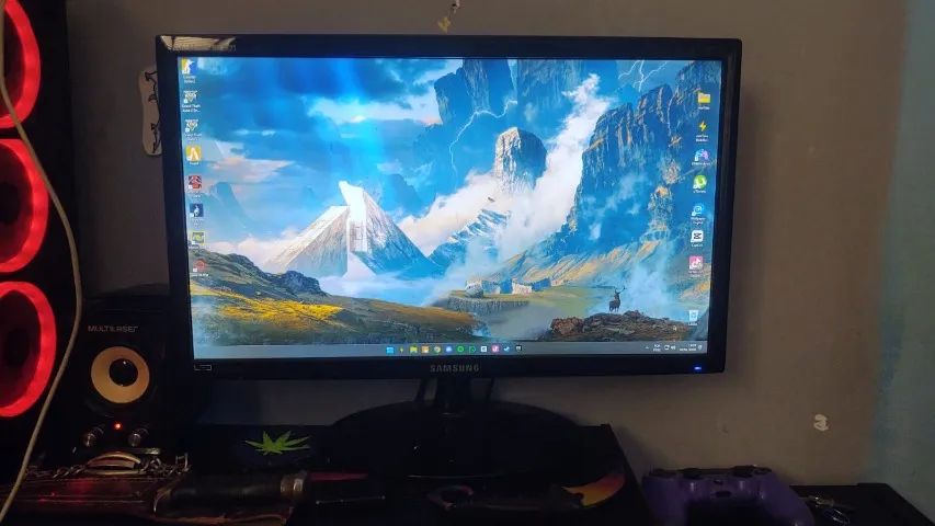 Monitor Samsung 22 Polegadas Led VGA e HDMI Mínimo Detalhe!!