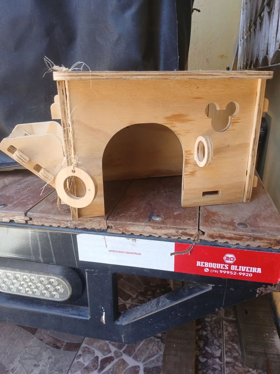 Casinha de madeira para coelho ?  - Foto 6