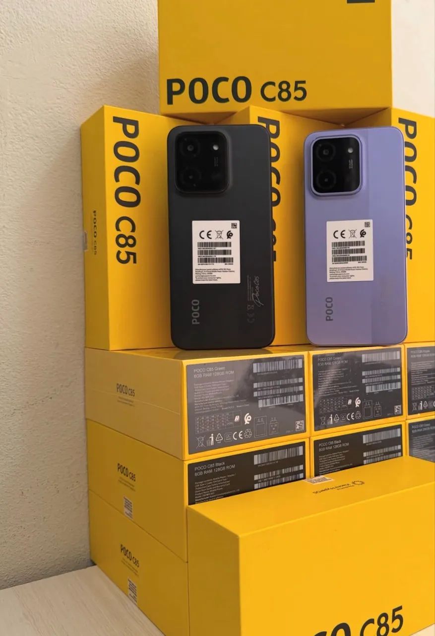 CELL POCO C85 NFC 128GB 06GB RAM NOVO