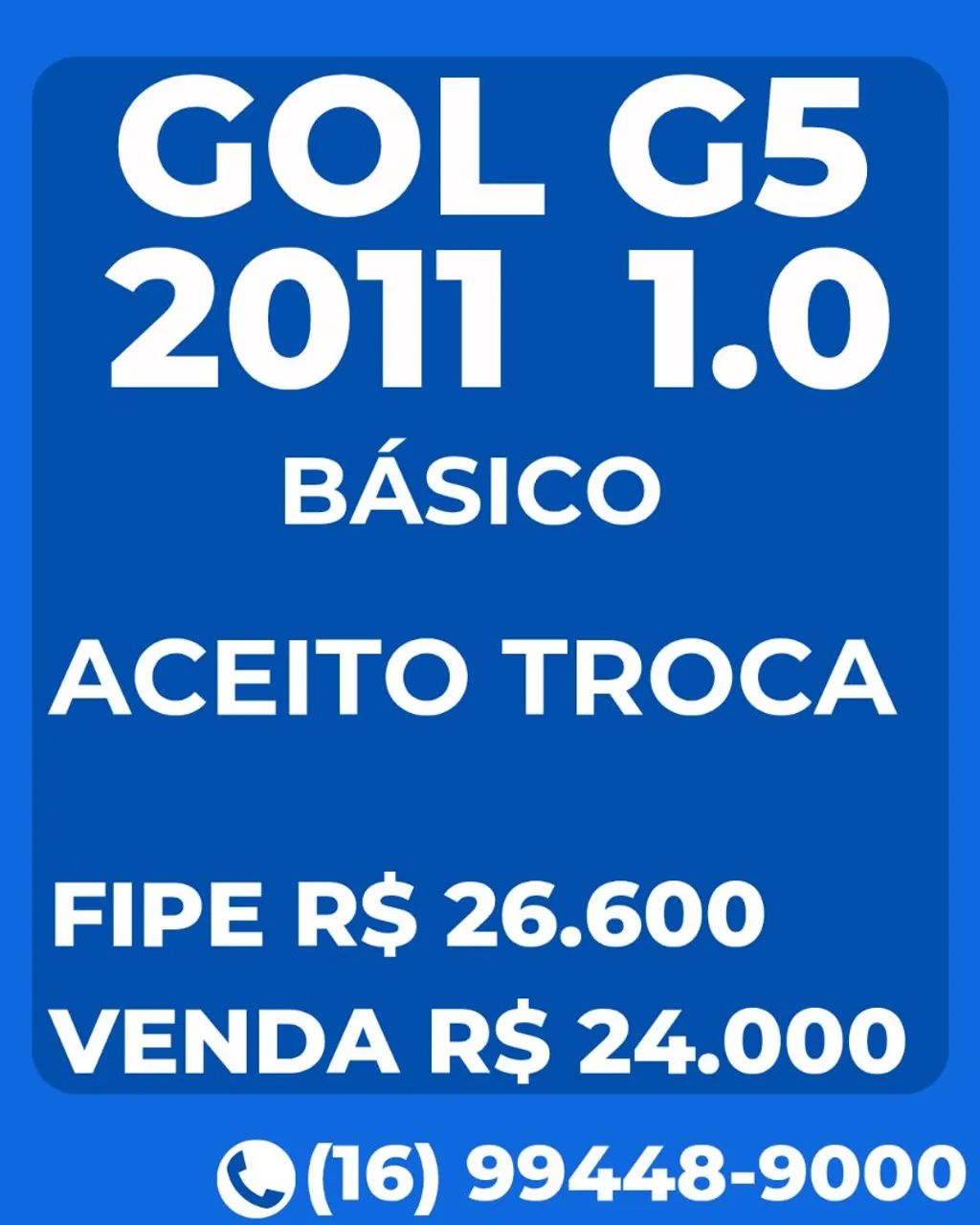 Volkswagen Gol GOL CITY (TREND)/TITAN 1.0 T. FLEX 8V 4P 2011