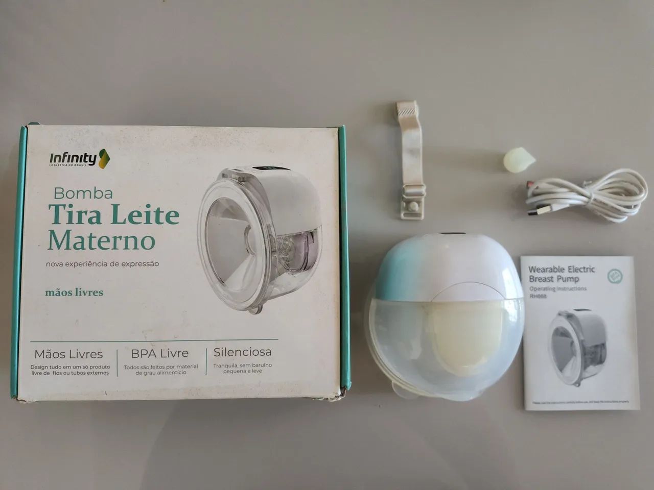 Bomba extratora de leite materno unilateral Infinity 