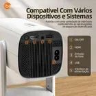 Projetor Basike Ba-TY130 Smart com Wi-Fi, Bluetooth e Android 11 - Foto 4
