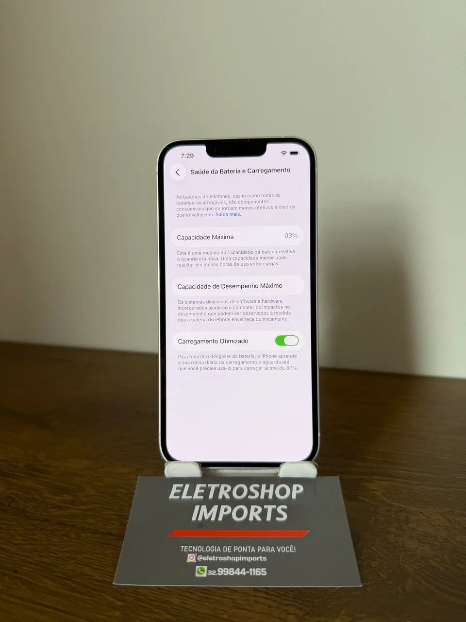 iPhone 14 128GB Branco | Bateria 93% | Ótimo Estado - Foto 3