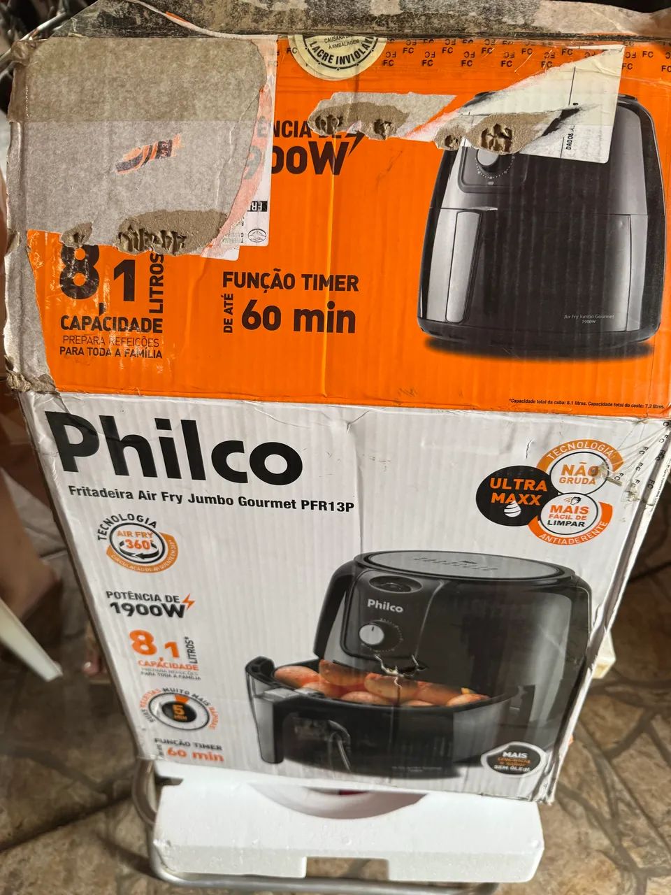 Fritadeira Air Fry Philco 8,1L