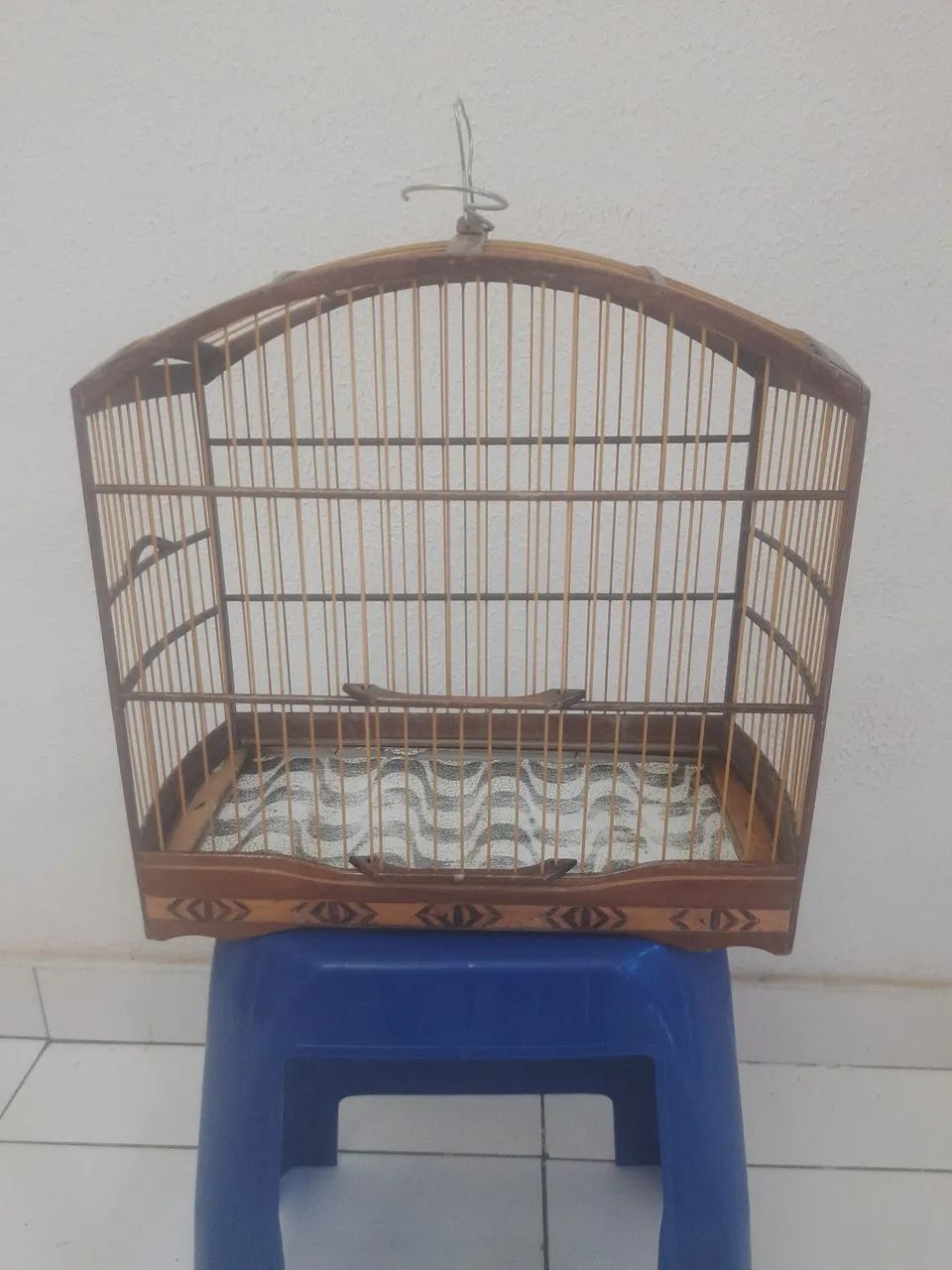 Gaiola abaulada machetada super conservada 