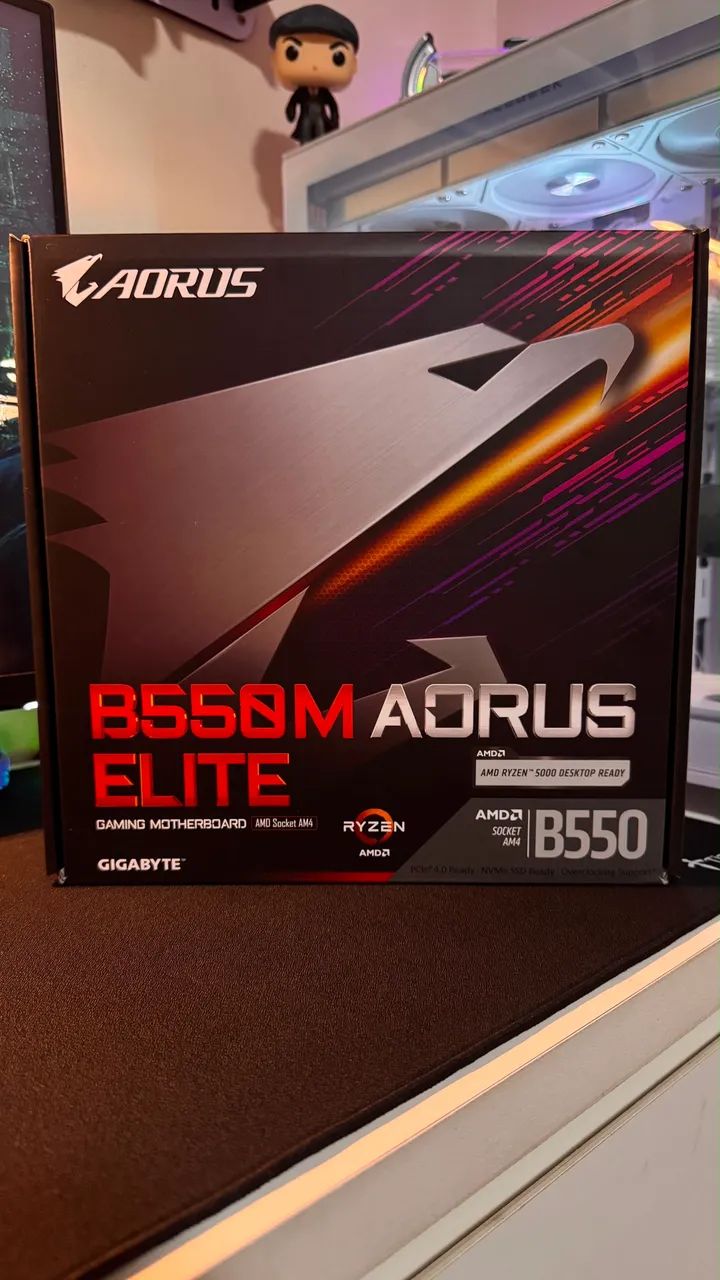 Placa mãe B550m aorus elite