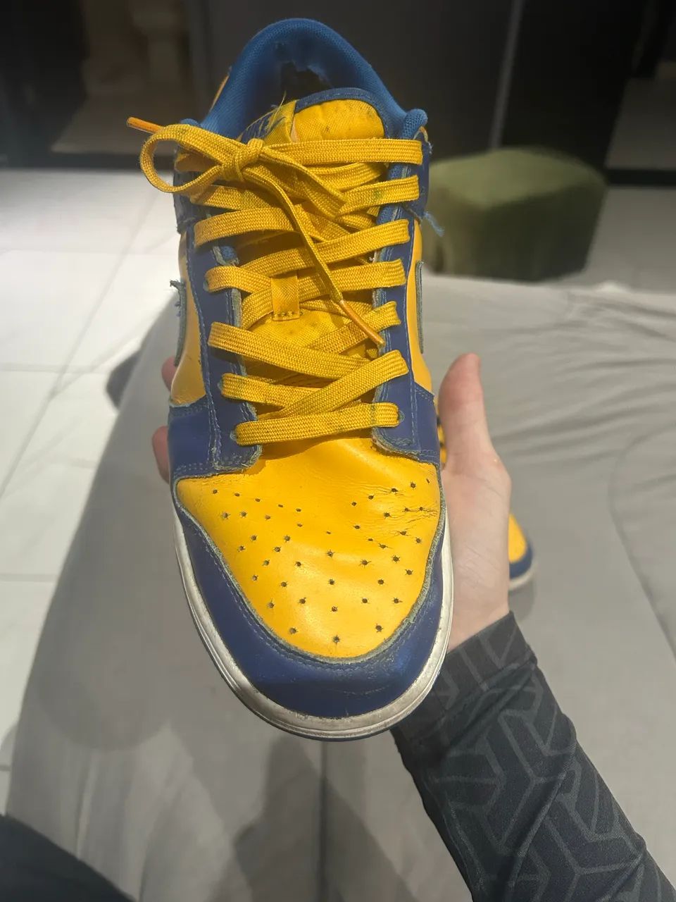 Dunk Low Retro Amarelo - Foto 4