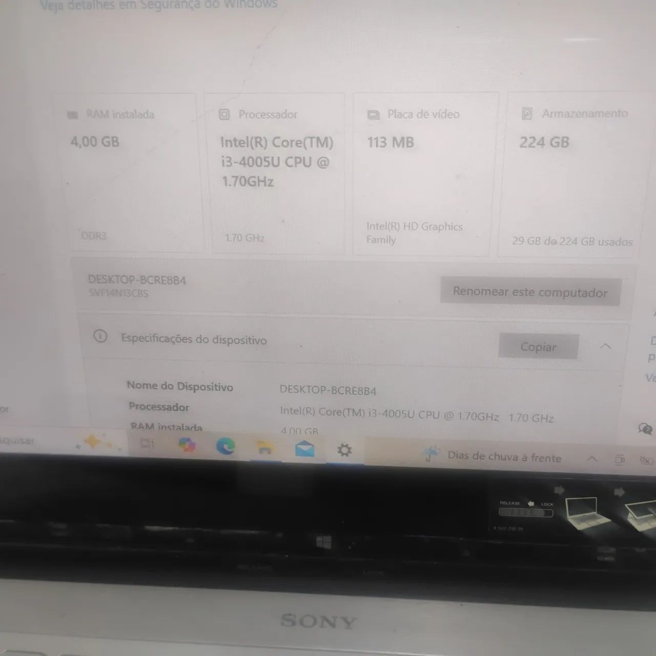 Notebook Sony vaio híbrido 4 geração  - Foto 2