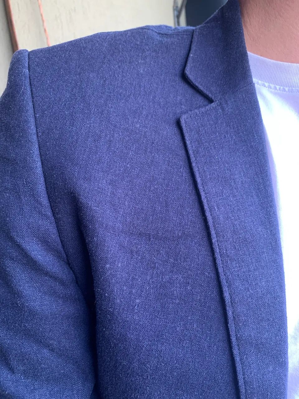 Blazer Padrão de linho masculino  - Foto 3