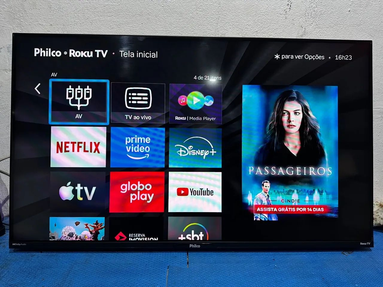 Televisão 43 polegadas Philco Roku 