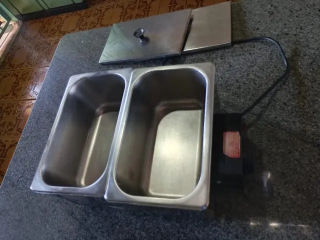 Banho Maria em Aço Inox 2 bandejas - Foto 4