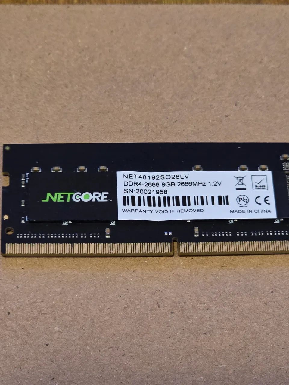 Memória DDR4 SODIMM 2666 8GB - Memória RAM - Riachuelo, Rio de