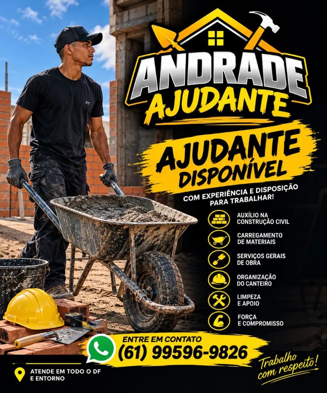 Ajudante de pedreiro 