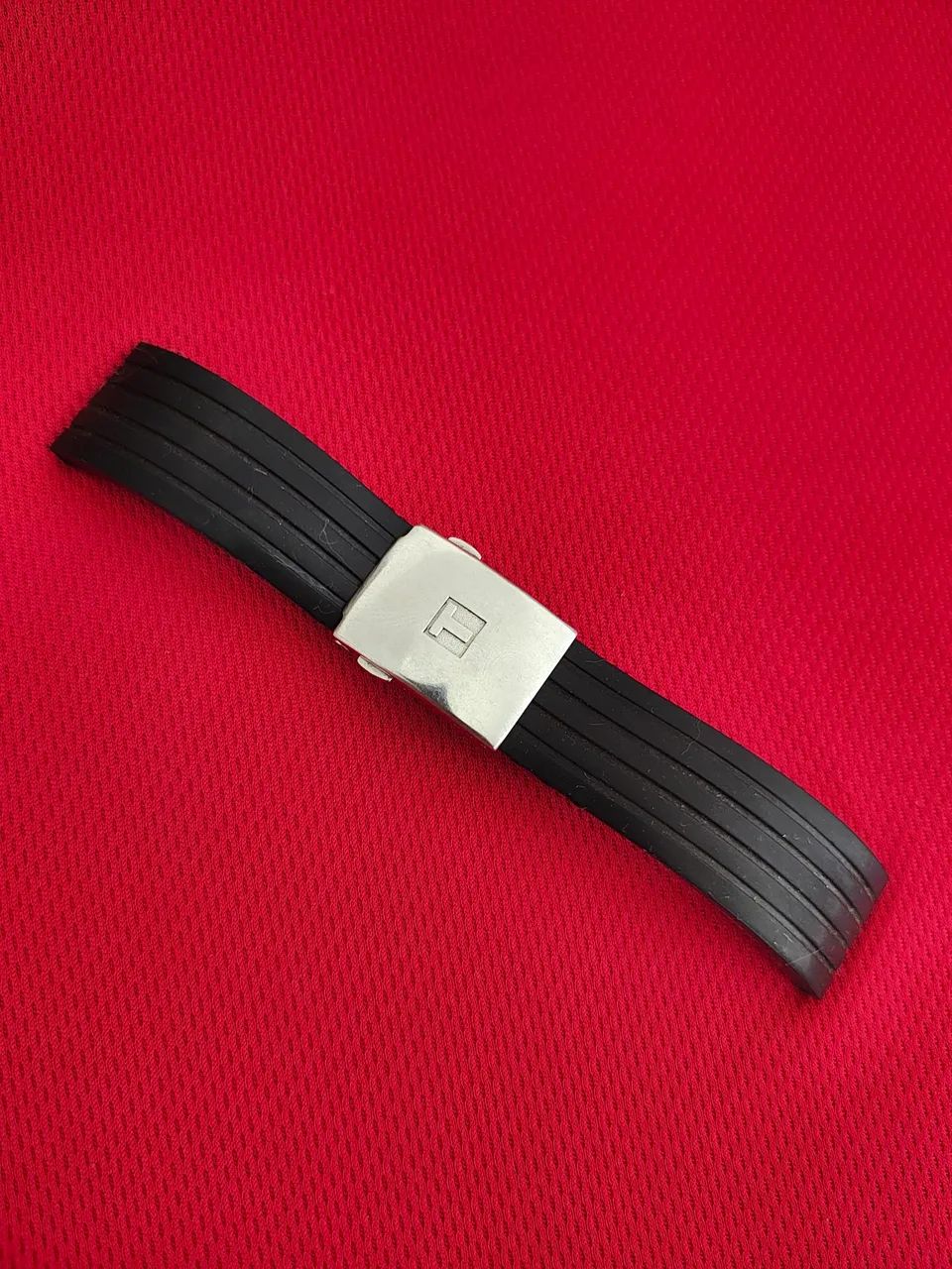 Pulseira Relógio Tissot Borracha Original  - Foto 2