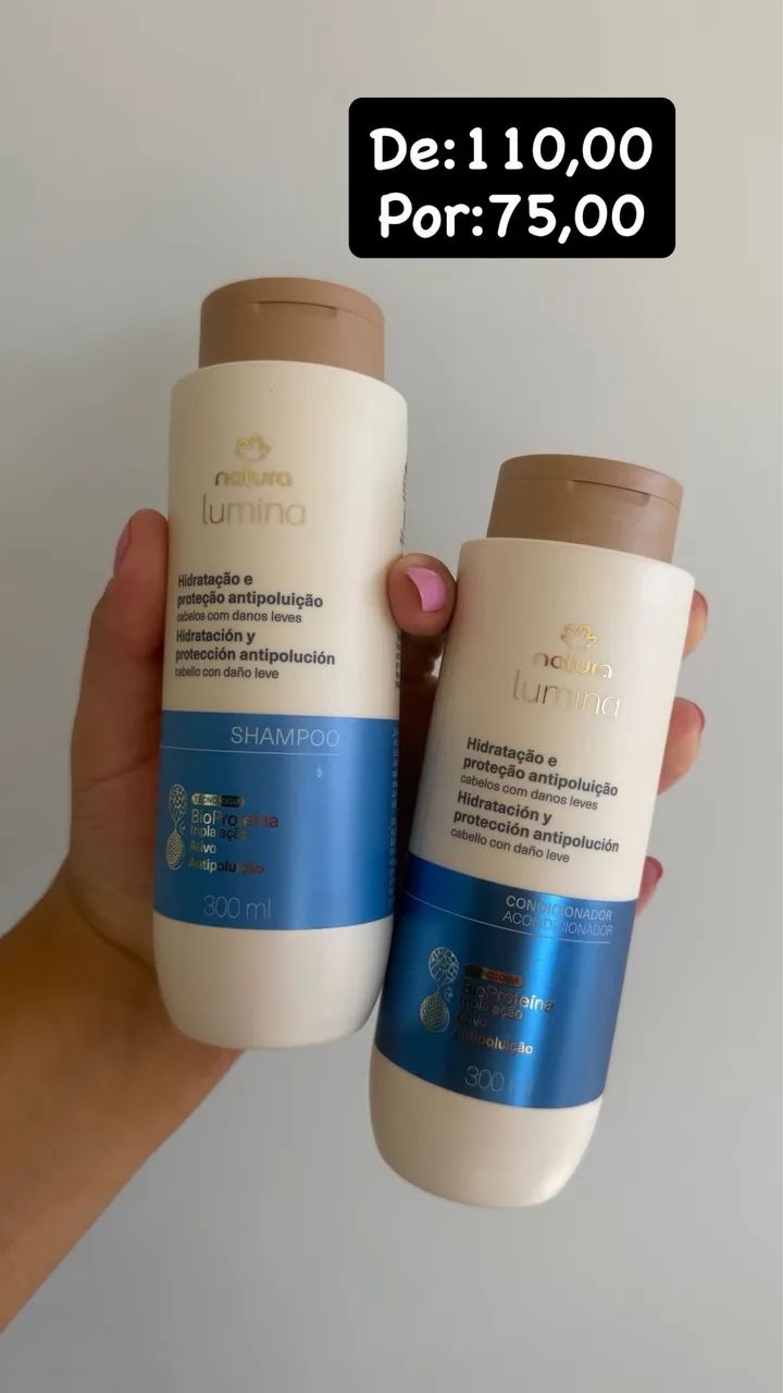 Shampoo e condicionador da Natura 
