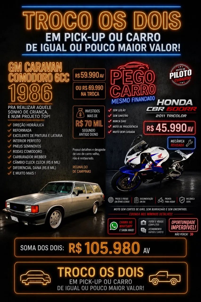 Chevrolet Caravan Comodoro 4.1/2.5 1986