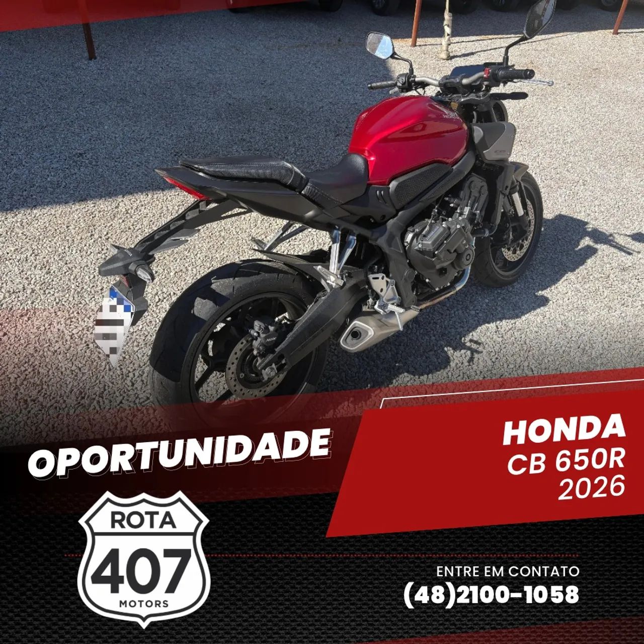 CB 650R E-CLUTCH VERMELHA 2025/2026 - Foto 3