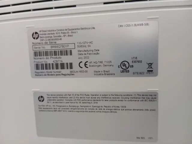Impressora HP Laser 107a - Foto 4