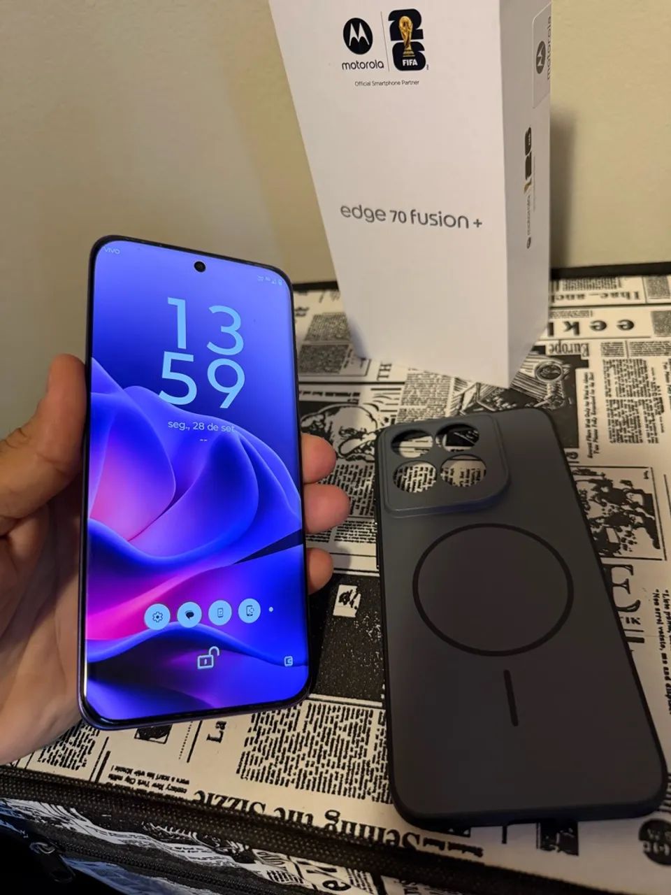 Moto edge fusion + 256gb top top - Foto 3