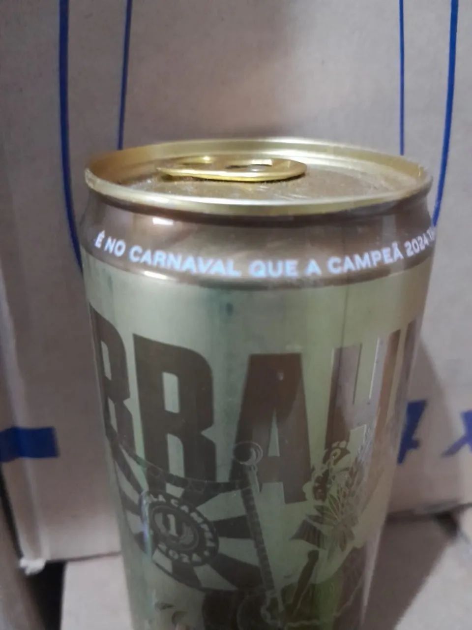 Lata Dourada da Brahma Campeã Carnaval Samba 2024 Lacrada 269ml - Foto 2