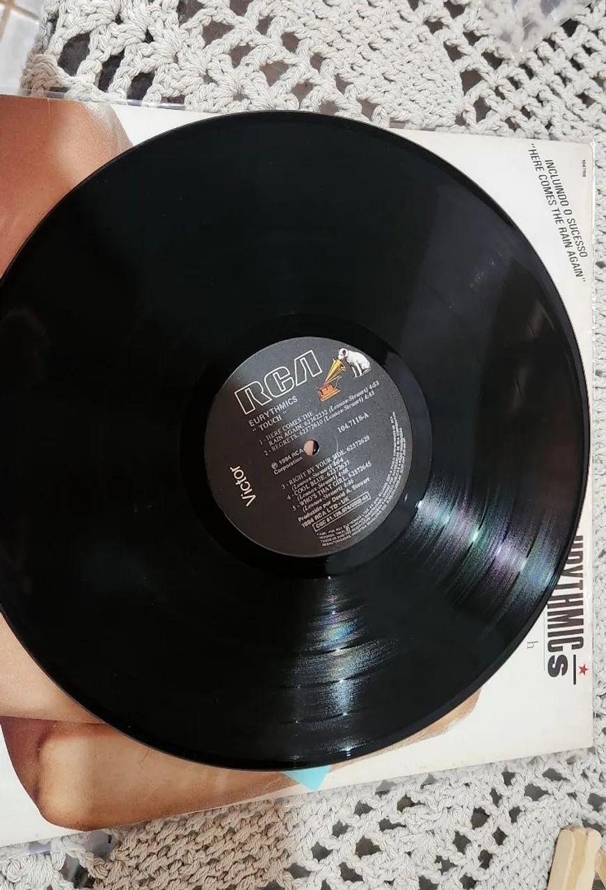 Disco de vinil EURYTHMICS TOUCH lp - Foto 4