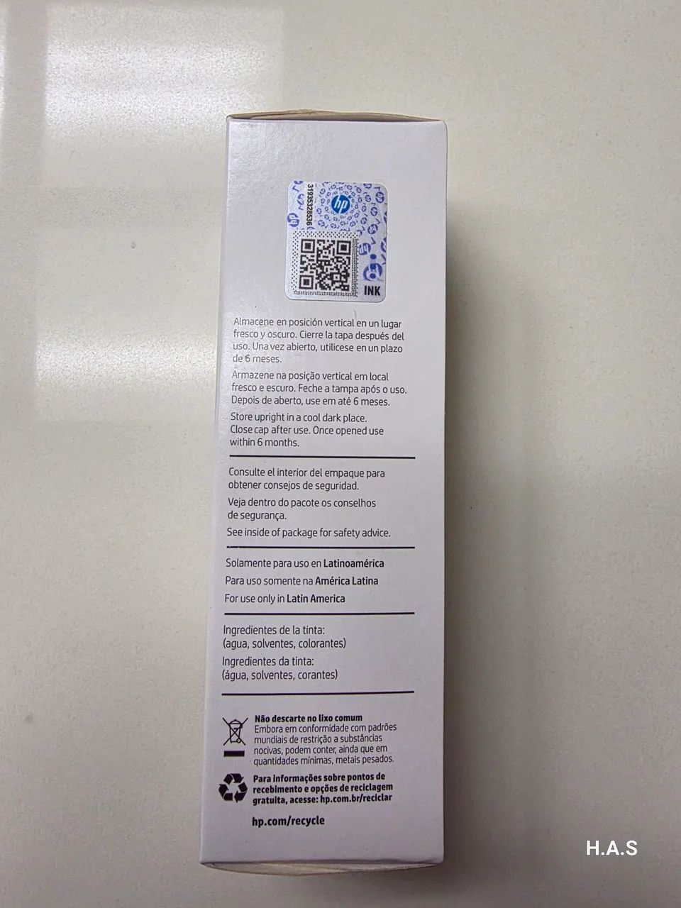 Tinta Refil Original HP GT53